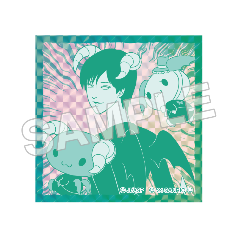 伊藤潤二×サンリオキャラクターズ トレーディングホログラムステッカー