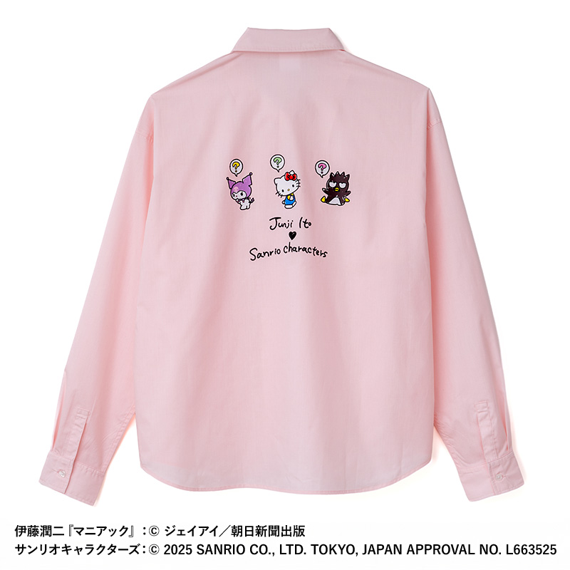 伊藤潤二×サンリオキャラクターズ シャツ(長袖) ゆるタッチ (富江
