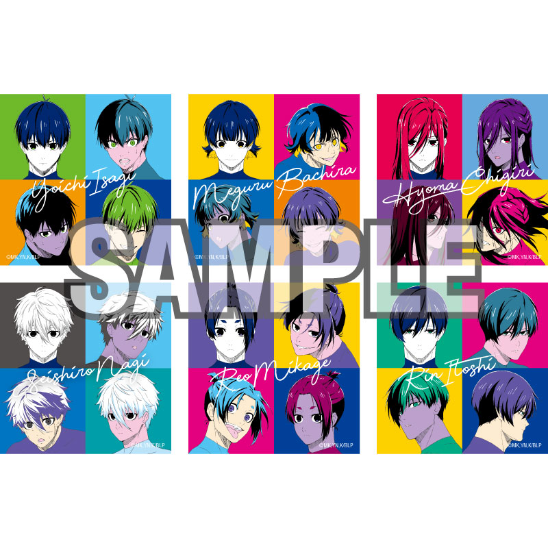 ブルーロック ビッグ正方形缶バッジ ポップアート (糸師凛)【YTE