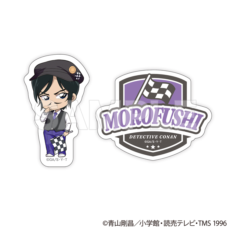 名探偵コナン ダイカットステッカー2枚セット チェッカーフラッグ②