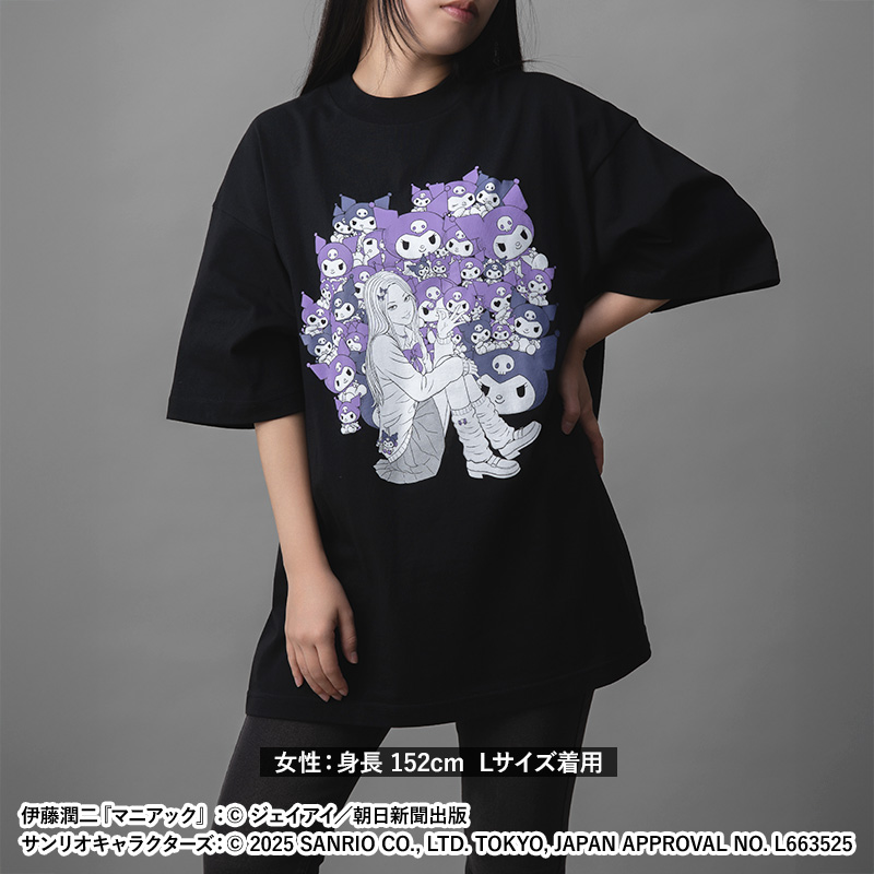 伊藤潤二×サンリオキャラクターズ ラギットTシャツギャル富江 (富江