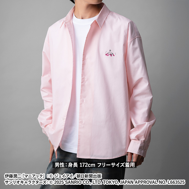 伊藤潤二×サンリオキャラクターズ シャツ(長袖) ゆるタッチ (富江