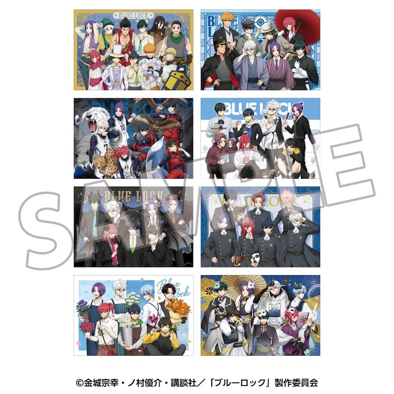 Yukiブルーロック セット ブルーロックポストカードセット(8枚入り)メモリアル【YTE公式