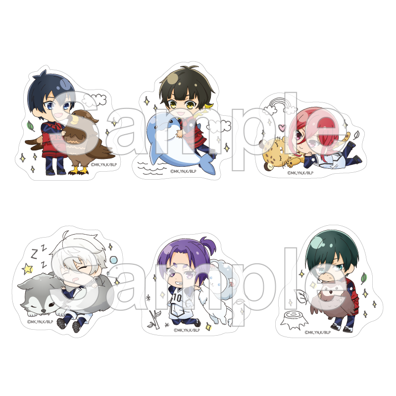 ブルーロック ステッカー ANIMALSデフォルメ (御影玲王)【YTE公式