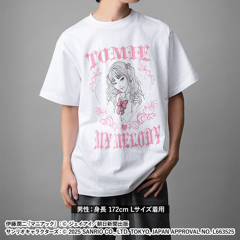 伊藤潤二×サンリオキャラクターズ ストーンTシャツ ギャル富江 (富江