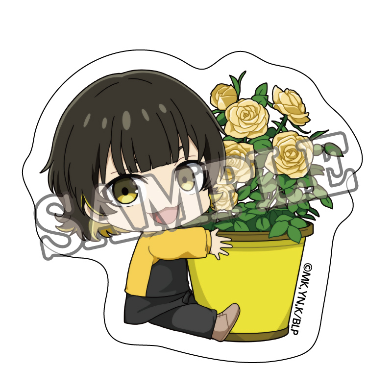 ブルーロック クリアステッカー フラワーマルシェデフォルメ (蜂楽 廻