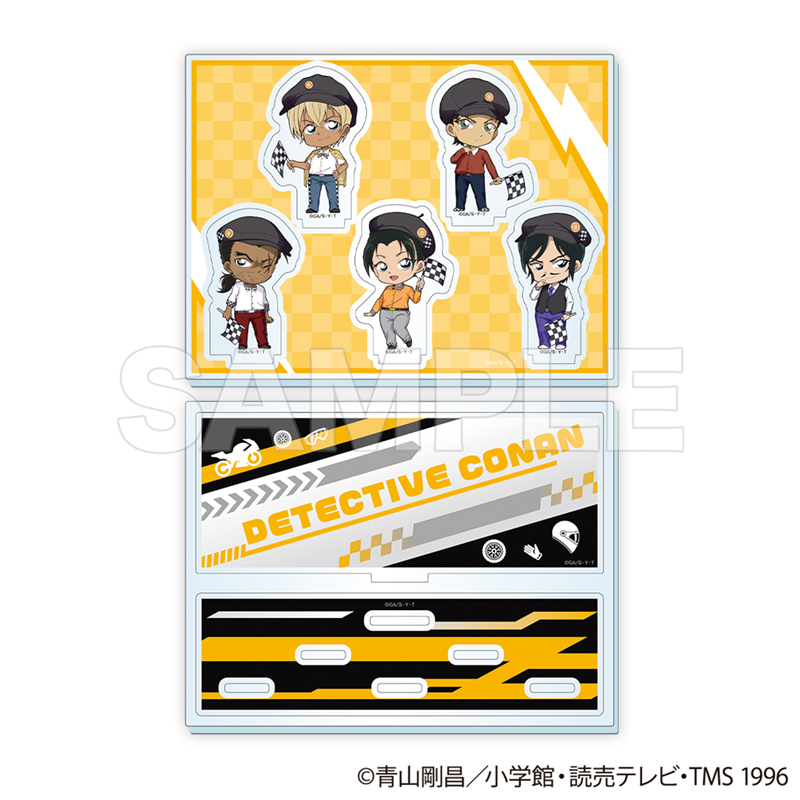 名探偵コナン　コミケ　特典　限定品　安室　赤井　蘭　園子　京極　コナン 名探偵コナン ジオラマアクリルスタンドD チェッカーフラッグ② (安室