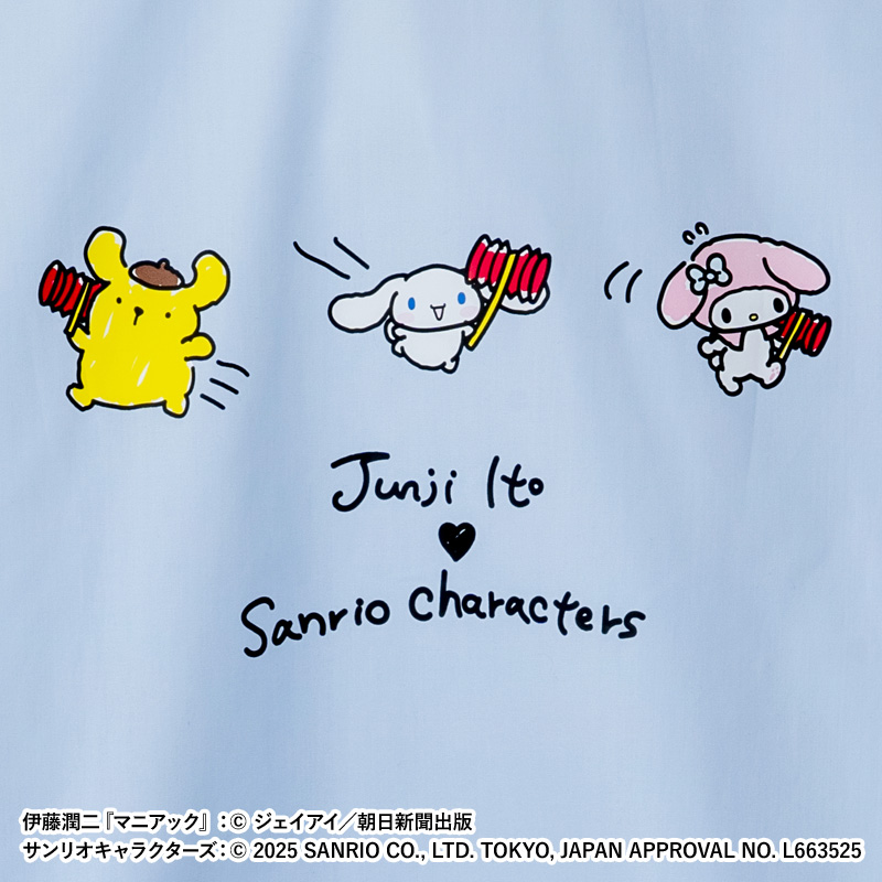 伊藤潤二×サンリオキャラクターズ シャツ(長袖) ゆるタッチ (双一