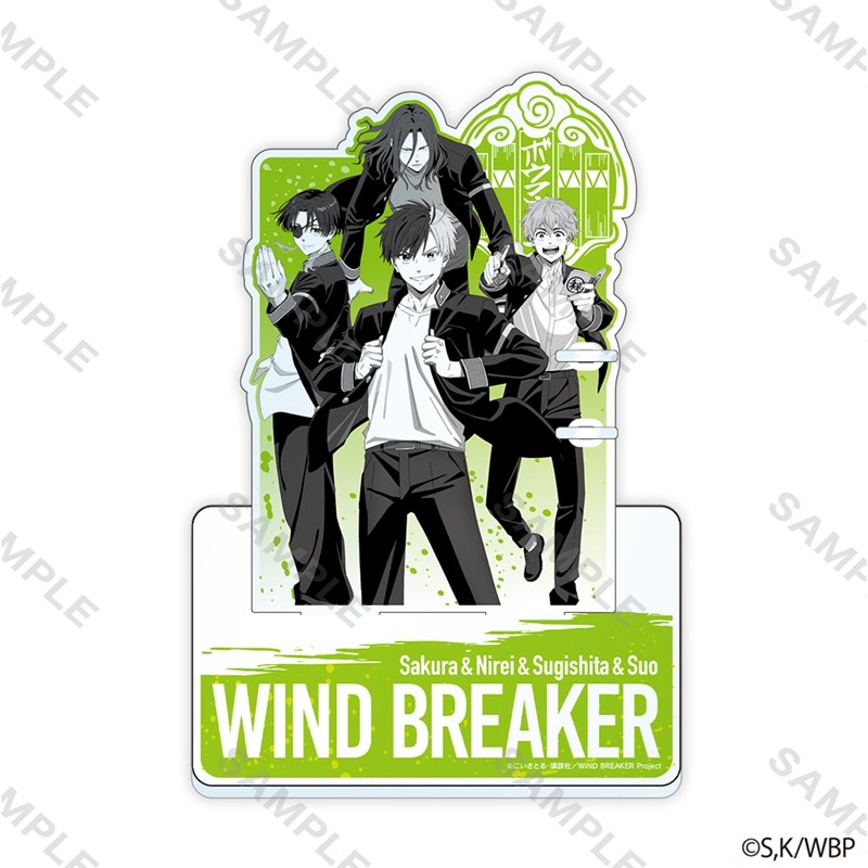 WIND BREAKER アクリルペンスタンド モノカラー (兎耳山&十亀