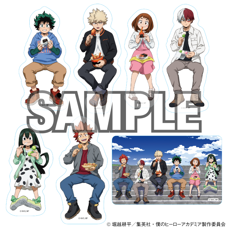 僕のヒーローアカデミア クリアステッカー プチピクニック (蛙吹梅雨
