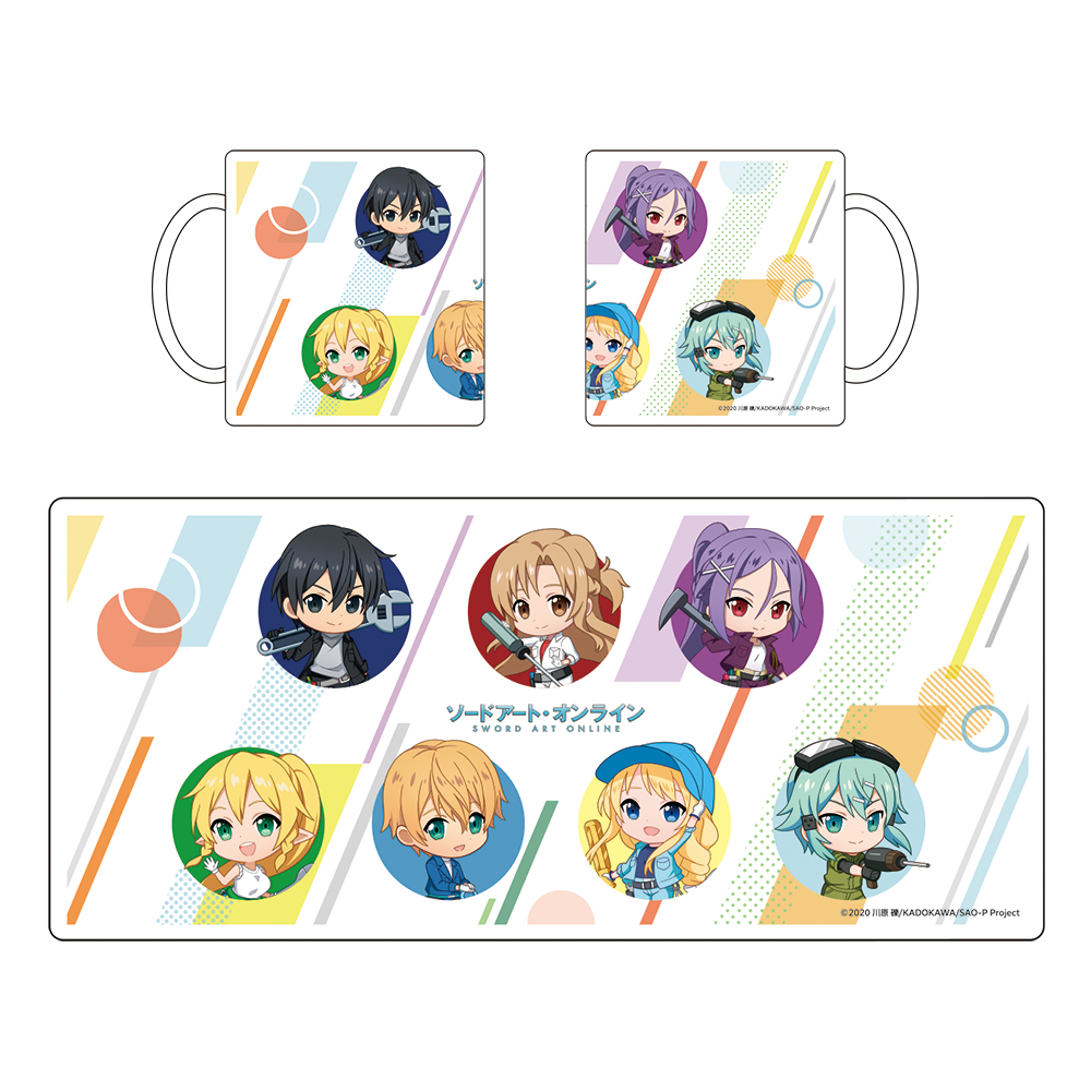 極楽湯コラボコースター（デフォルメver.）　ソードアートオンライン ソードアート・オンライン × 極楽湯 & らくスパ 11月1日より