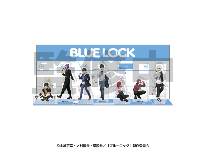 ブルーロック背景カード付 アクリルジオラマスタンドメモリアル(もぐぬ