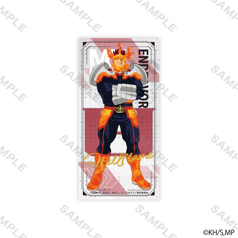 僕のヒーローアカデミア エンデバー フィギュアとステッカーセット 僕のヒーローアカデミア ステッカー 7期新ビジュアル