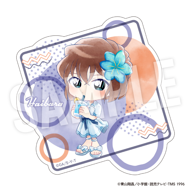 名探偵コナン ダイカットクリアステッカー Seasideデフォルメ (灰原 哀