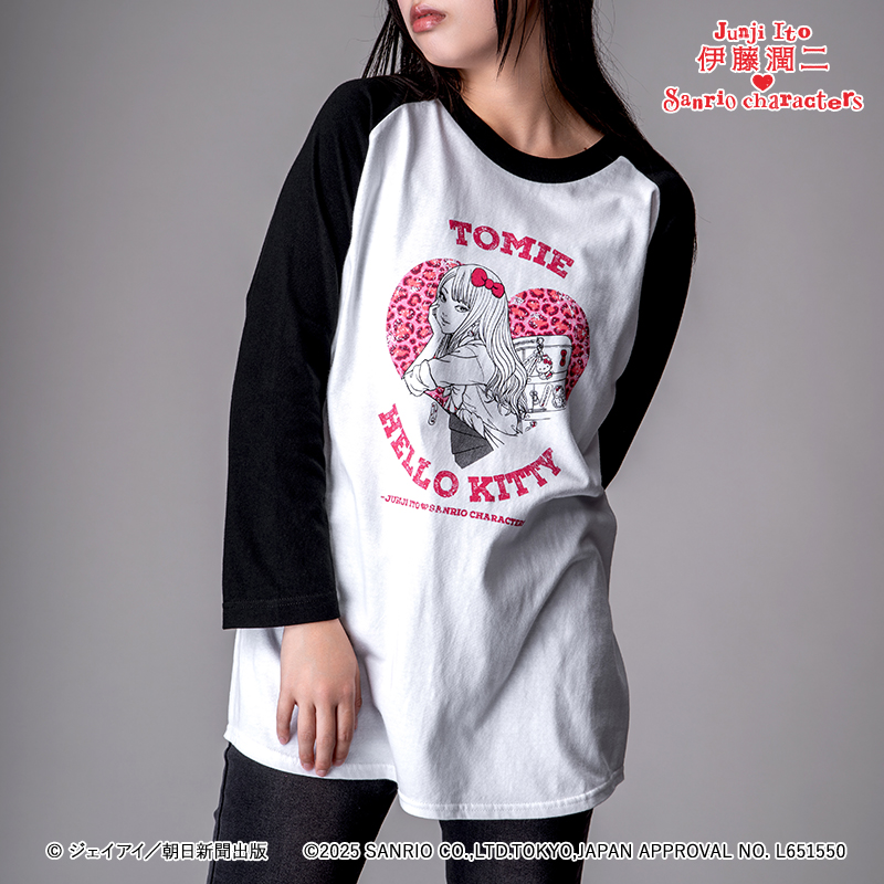 伊藤潤二　サンリオ　Tシャツ　ギャル富江　ハローキティ 伊藤潤二 サンリオ ギャル富江 ハローキティ Tシャツ L