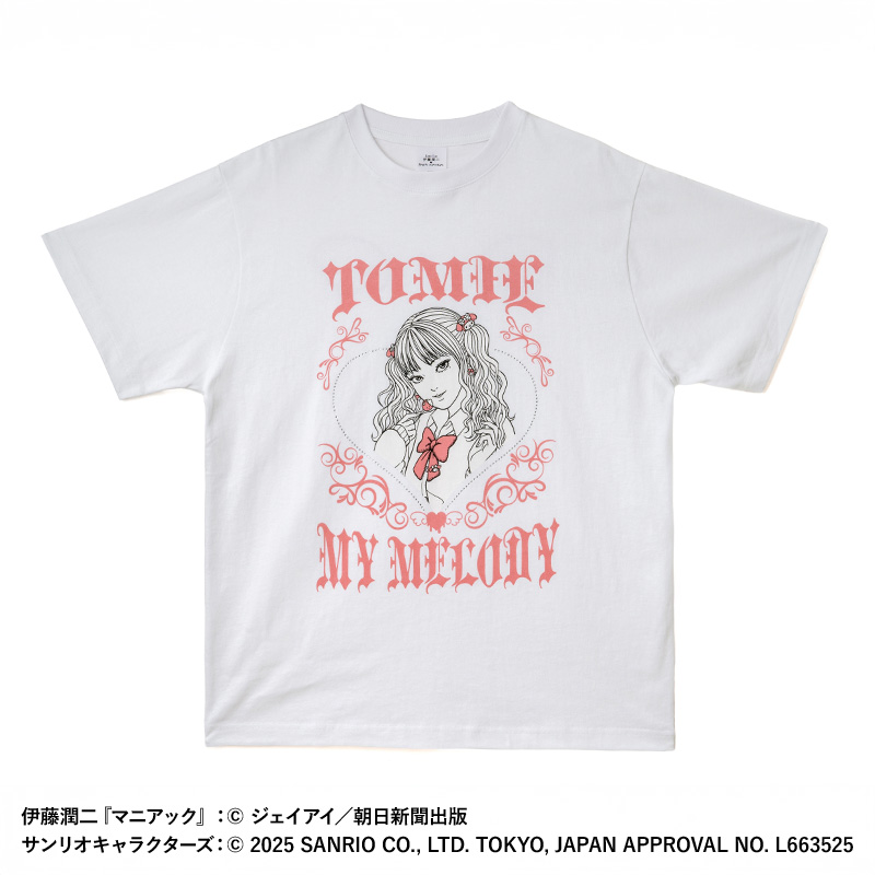 伊藤潤二×サンリオキャラクターズ ストーンTシャツ ギャル富江 (富江