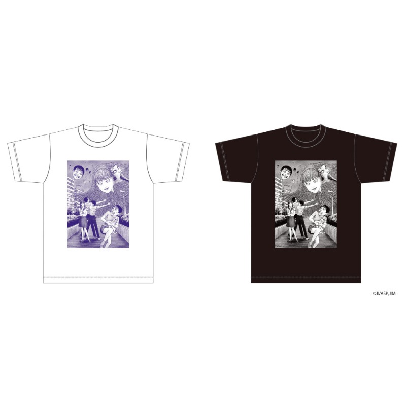 伊藤潤二『マニアック』 Tシャツ（黒） 描き下ろしSPビジュアル