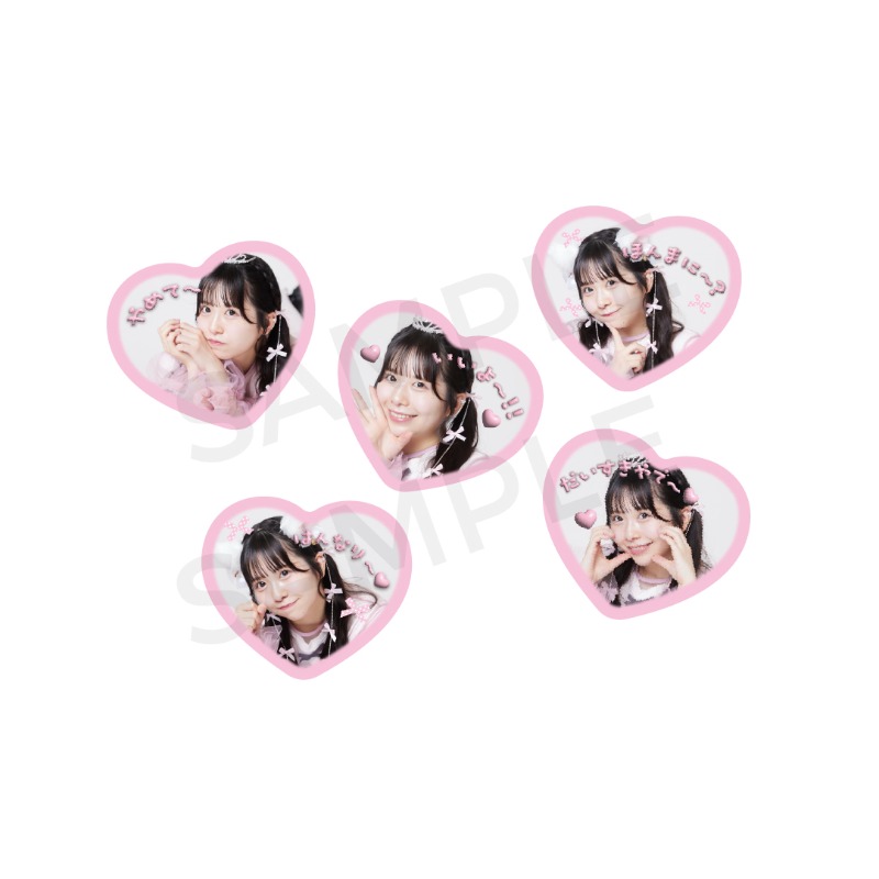 栗田なつか生誕記念ランダムステッカー(2枚入り)【ASOBIMALL(アソビ