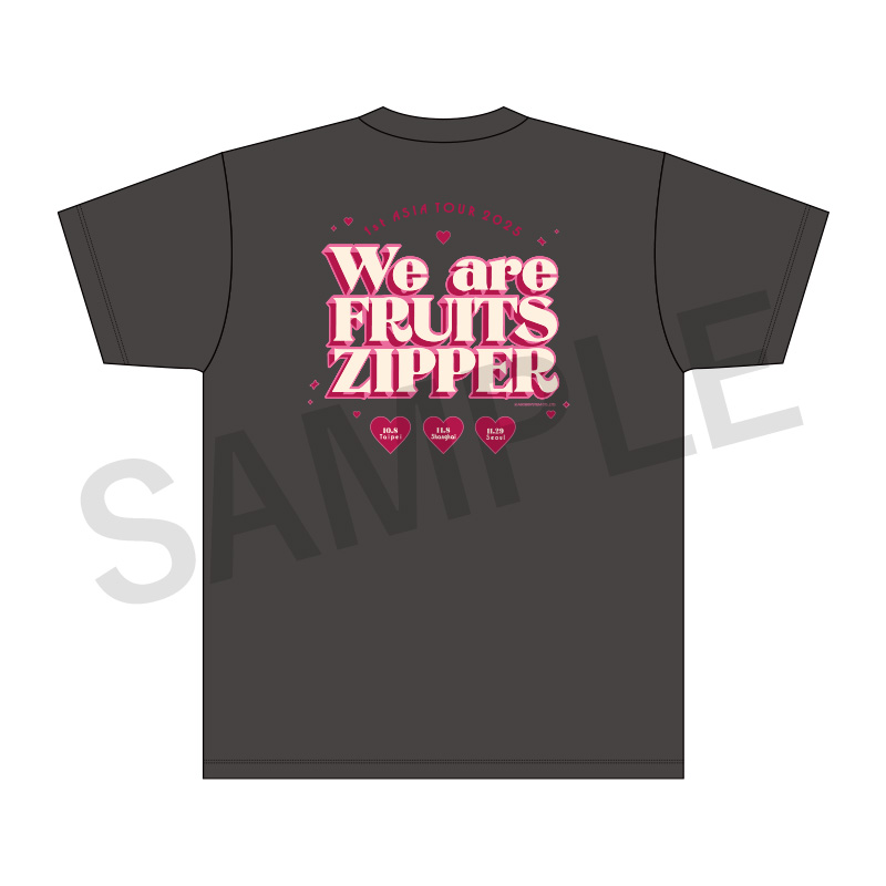FRUITS ZIPPER 1st ASIA TOUR 2025 Tシャツ【ASOBIMALL(アソビモール)】