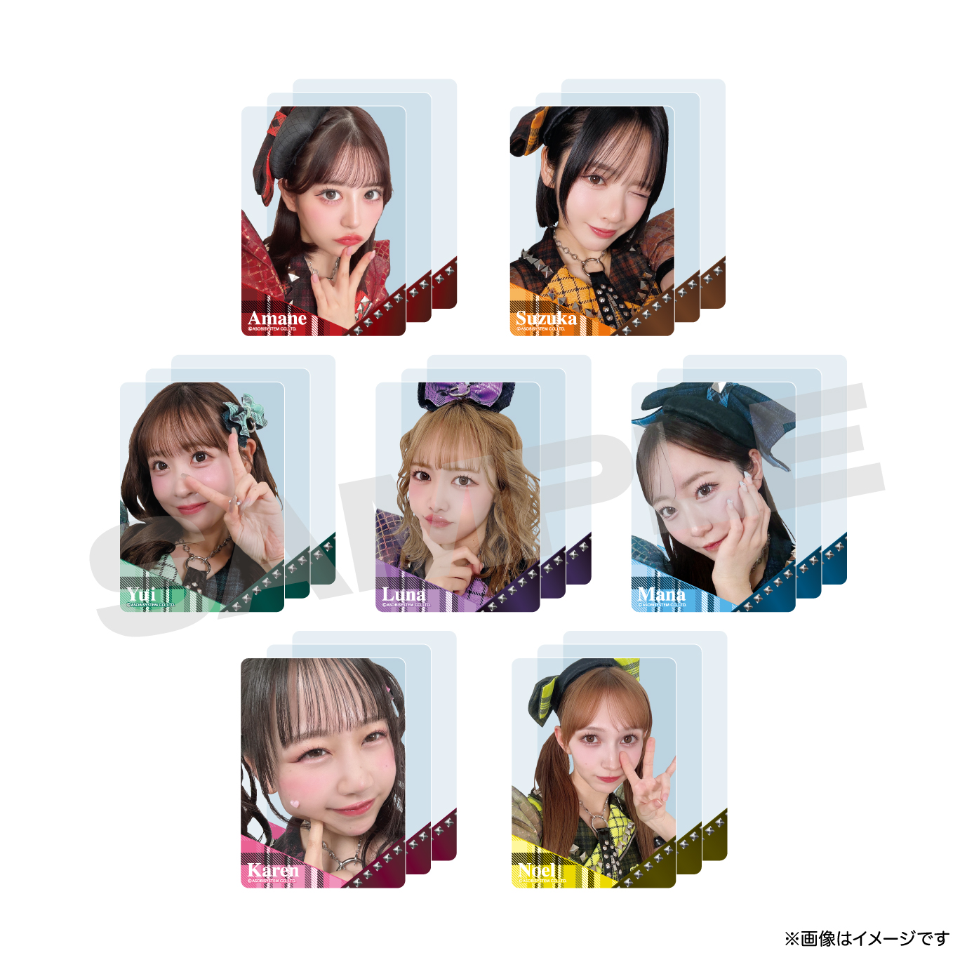 FRUITS ZIPPER クリアトレーディングカード -はちゃめちゃわちゃライフ