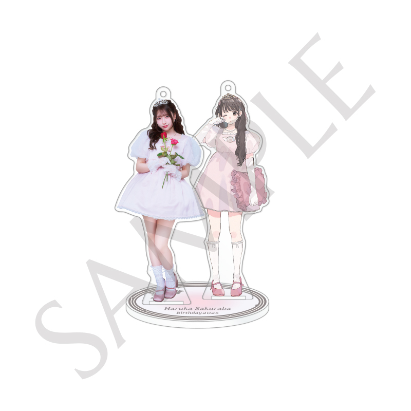 桜庭遥花 生誕祭2026 アクリルスタンド（生誕解禁衣装ver）【ASOBIMALL