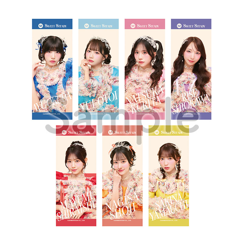 SWEET STEADY 音井結衣セット 推しアピTシャツ＆タオル ペンライト 24時間限定】SWEET STEADY召喚ダウンロードカード 音井結衣 | X