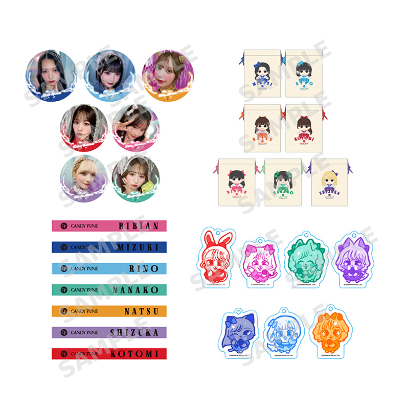 CANDY TUNEグッズ CANDY TUNE 1st ANNIVERSARY TOUR 2024 グッズ事後通販の