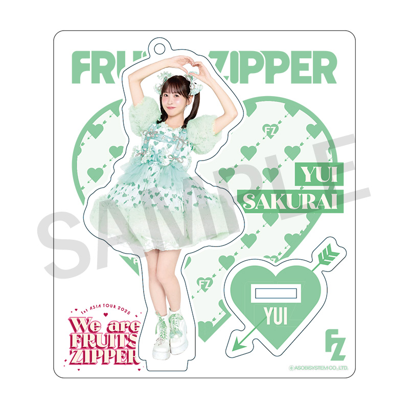 FRUITS ZIPPERメンバー別アクスタ-1st ASIA TOUR 2025 edition