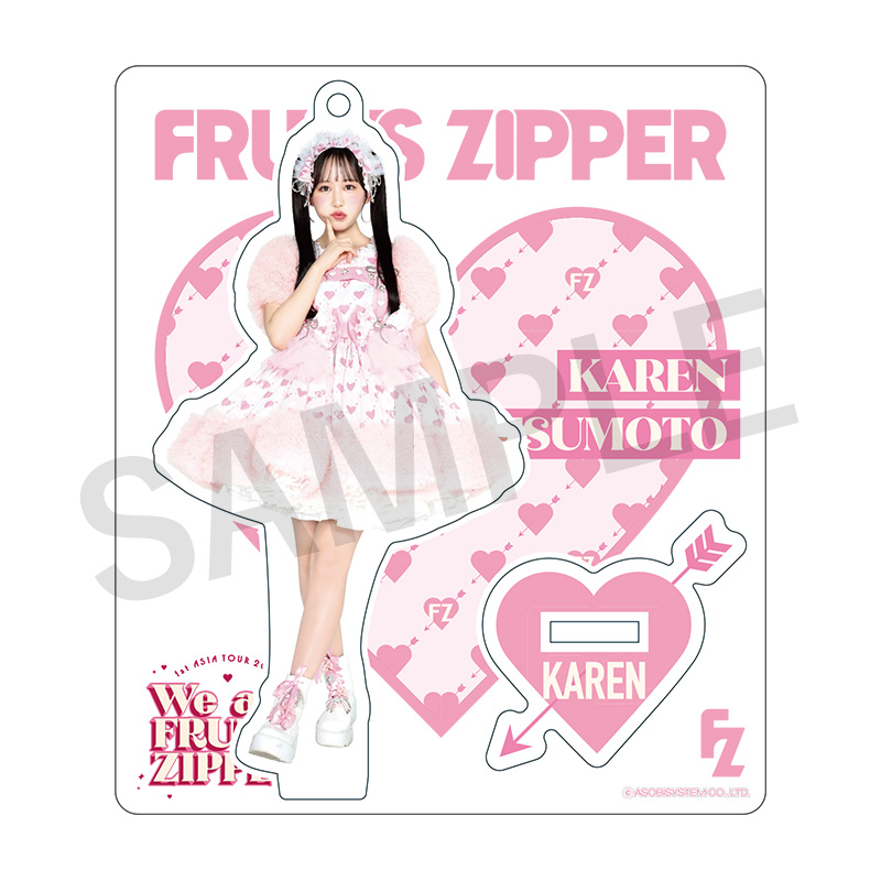 FRUITS ZIPPERメンバー別アクスタ-1st ASIA TOUR 2025 edition