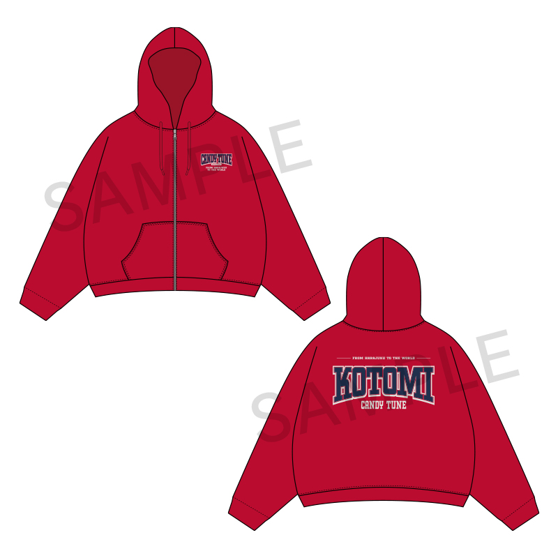 CANDY TUNE OSHI API Zip-up hoodie【ASOBIMALL(アソビモール)】