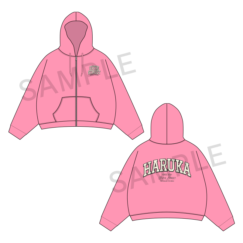 CUTIE STREET OSHI API Zip-up hoodie【ASOBIMALL(アソビモール)】