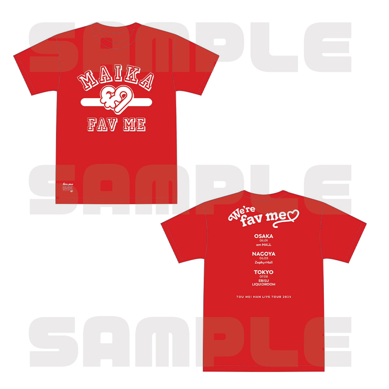 fav me 推しアピ T-shirt ver.1 中本こまり　ふぁぼみー fav me 推しアピ T-shirt ver.1【ASOBIMALL(アソビモール)】