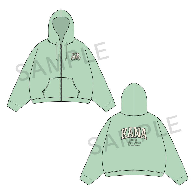 CUTIE STREET OSHI API Zip-up hoodie【ASOBIMALL(アソビモール)】