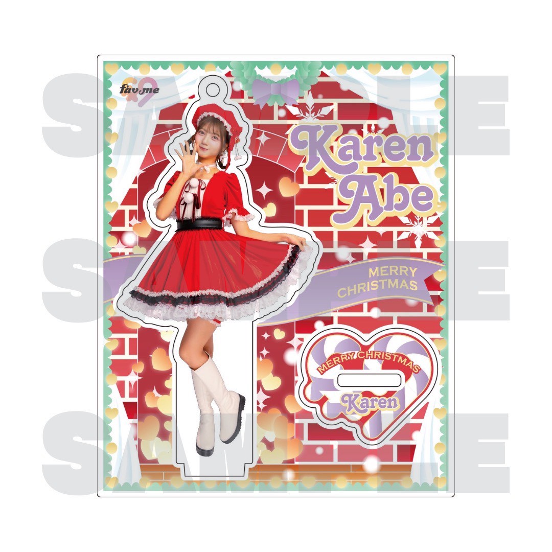 fav meメンバー別アクリルスタンド（クリスマス衣装）【ASOBIMALL