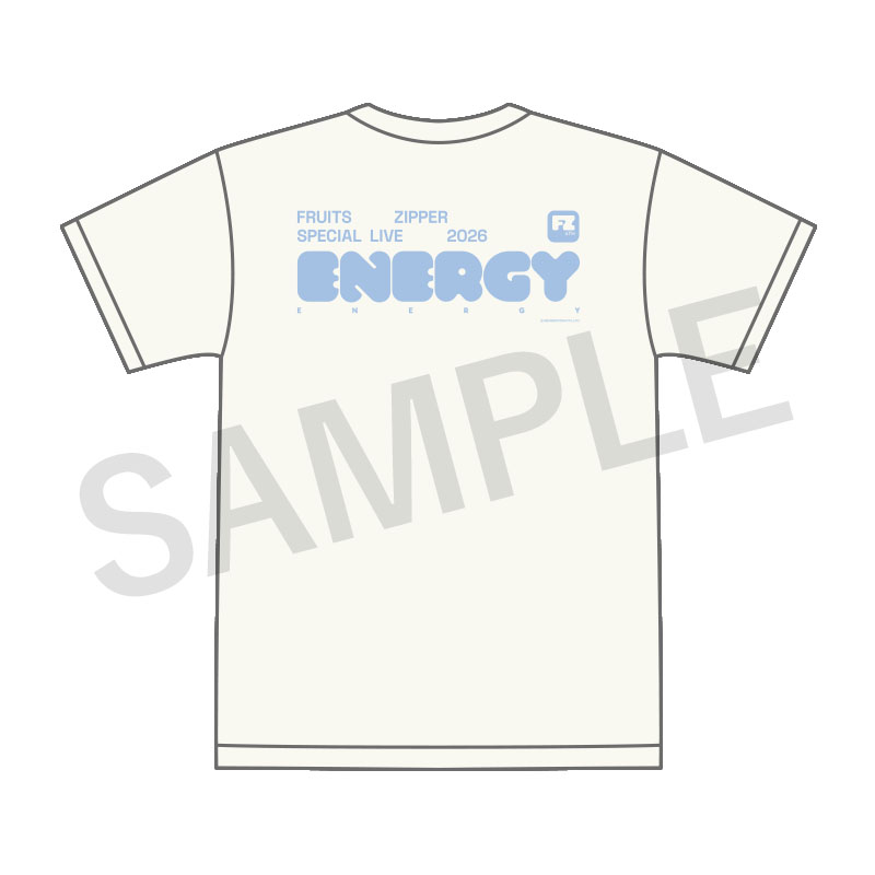 FRUITS ZIPPER TOKYO DOME Tシャツ（ホワイト）【ASOBIMALL(アソビ