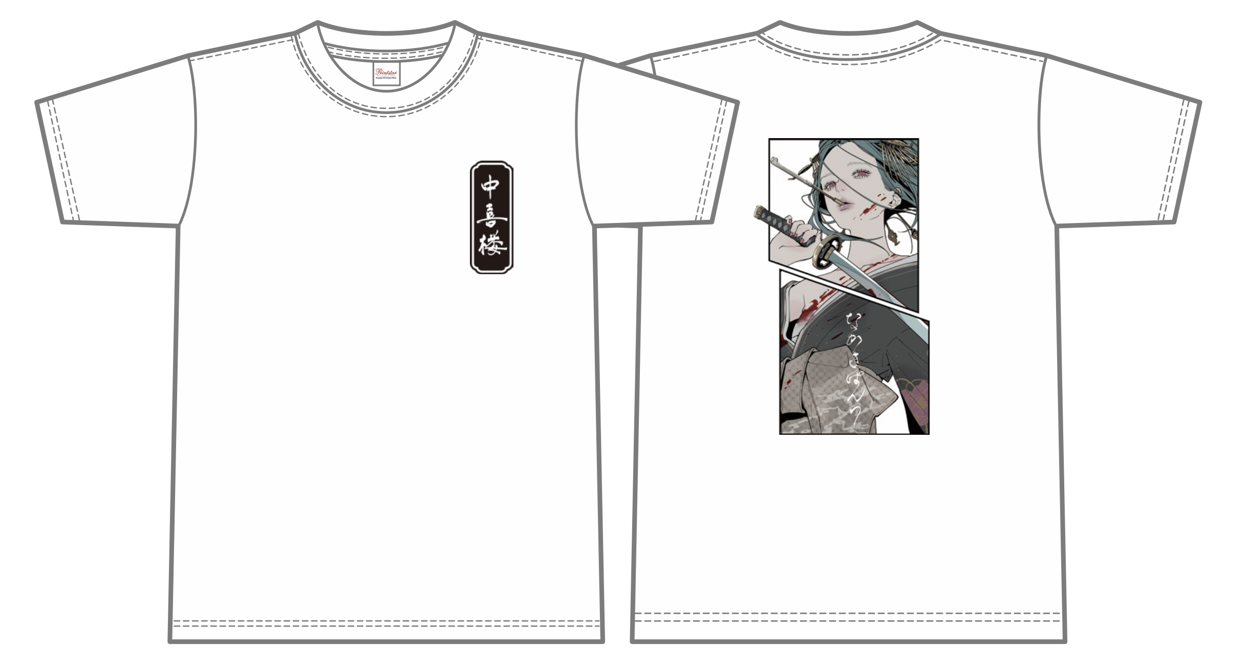 入手困難 新品 未開封 水曜どうでしょう 姫だるま　コラボ　tシャツ Lサイズ 門倉太久斗/22世紀ジェダイ slash shirt black / TXA-TENGA by