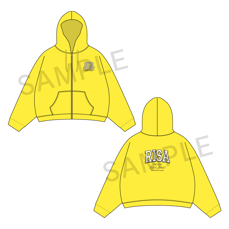 CUTIE STREET OSHI API Zip-up hoodie【ASOBIMALL(アソビモール)】