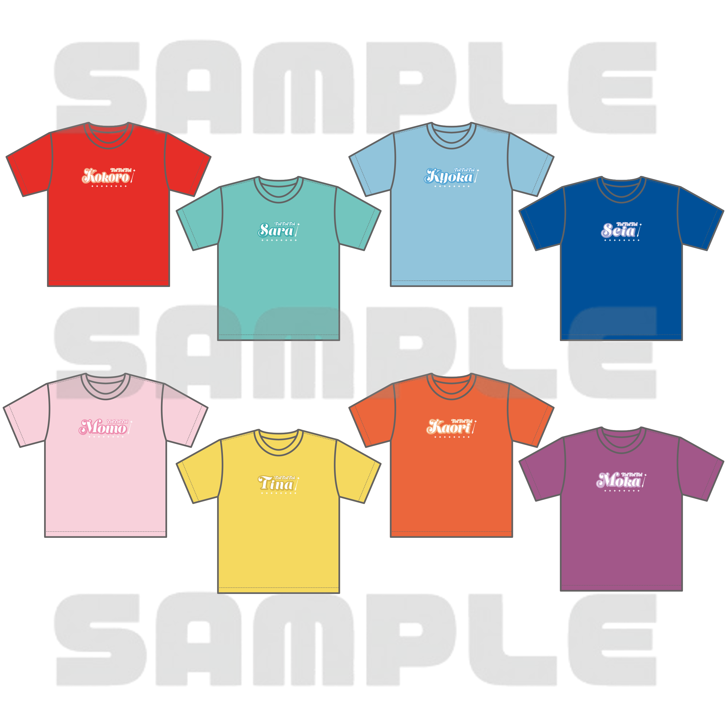 Toi Toi Toi 推しアピ T-shirt ver.2【ASOBIMALL(アソビモール)】