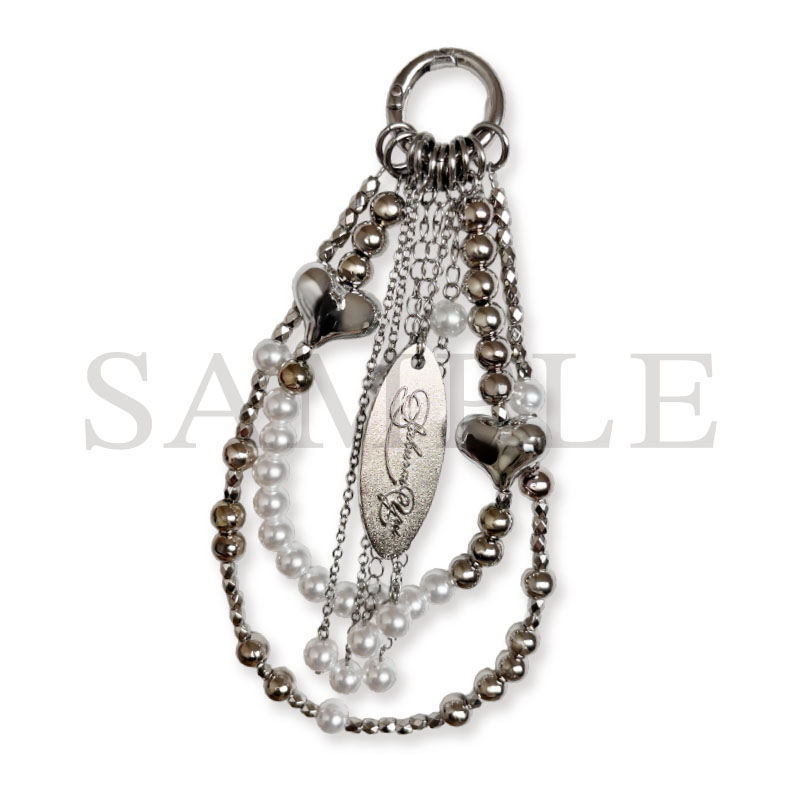 櫻井優衣　STORY ペンライト　キーリング　入場特典付き 櫻井優衣 Yui logo silver beads keyring【ASOBIMALL(アソビモール)】