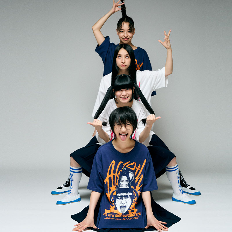 新しい学校のリーダーズ　顔顔顔顔TEE 白　Lサイズ 新しい学校のリーダーズ 顔顔顔顔TEE 白 XLサイズ - メルカリ