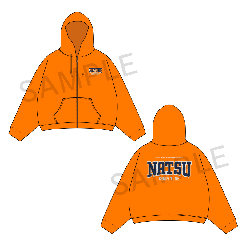CANDY TUNE OSHI API Zip-up hoodie【ASOBIMALL(アソビモール)】