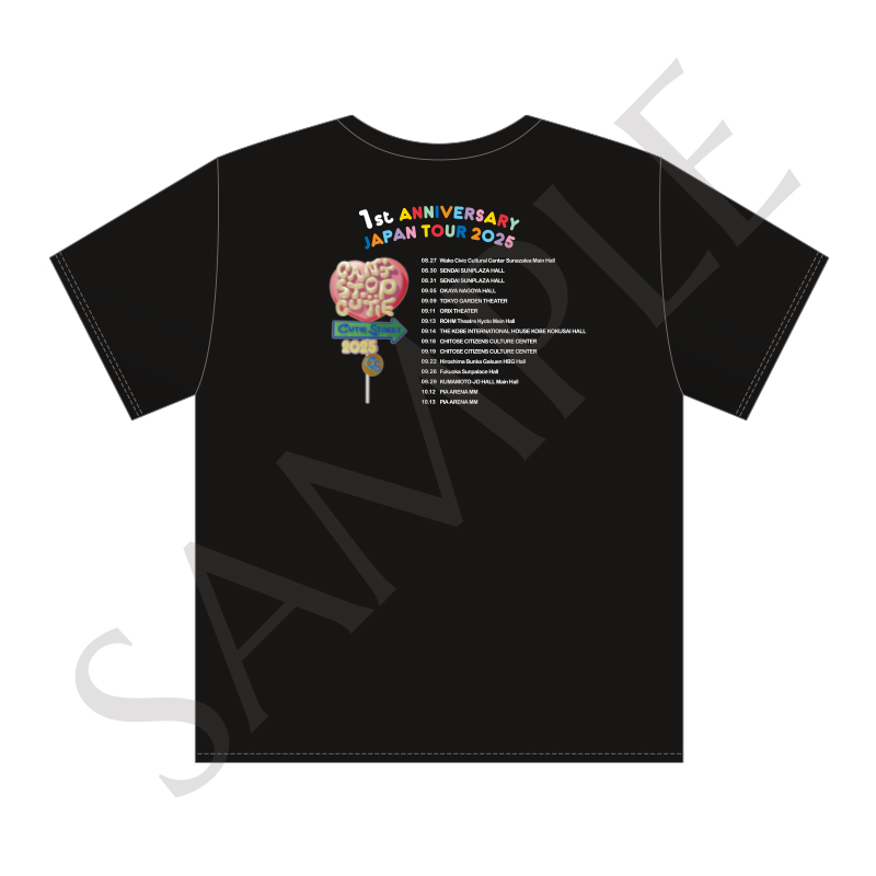 CUTIE STREET JAPAN TOUR 2025 Tシャツ【ASOBIMALL(アソビモール)】