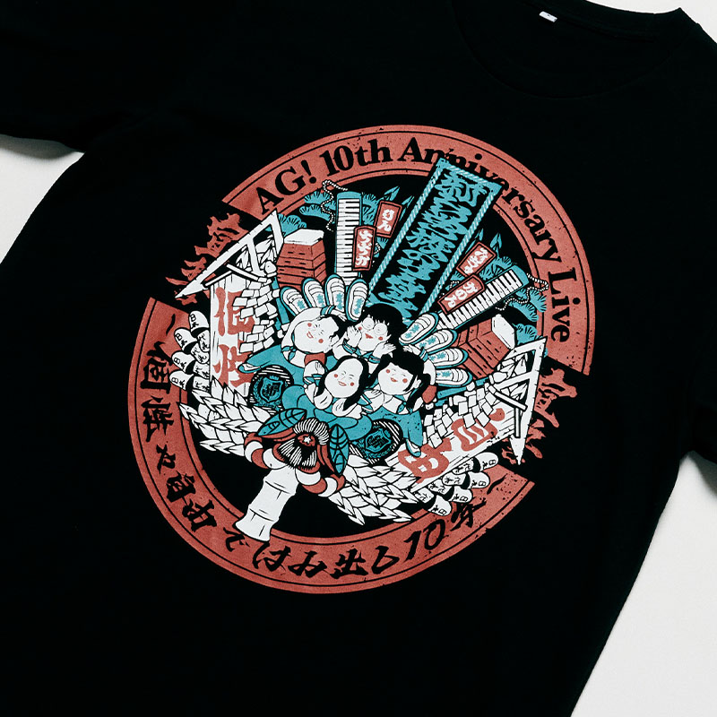 通販限定】熊手TEE/BLACK S【ASOBIMALL(アソビモール)】