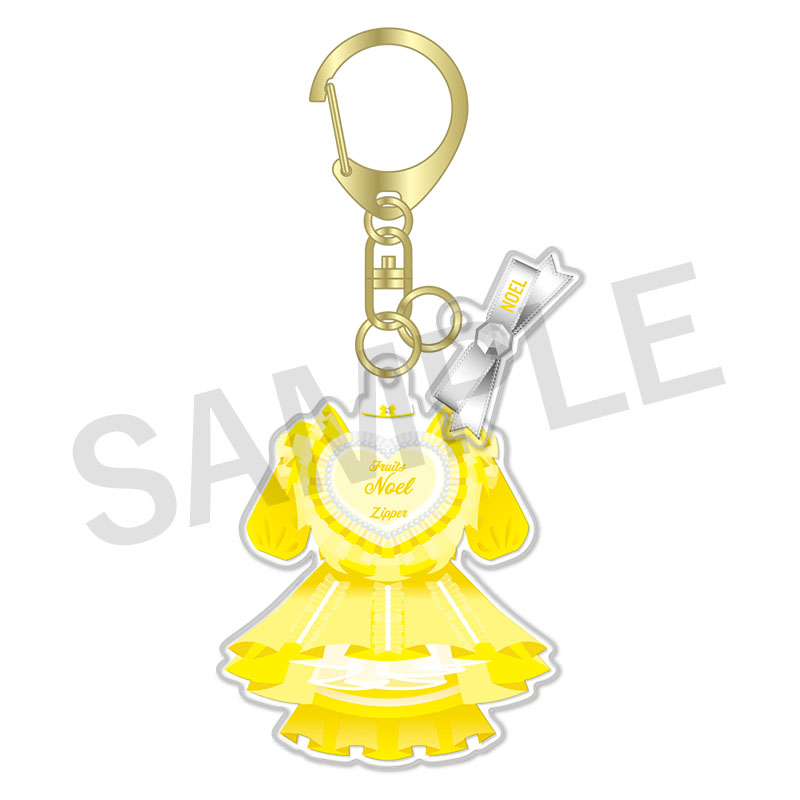 【送料無料】物語フェス　衣装展　アクスタ　アクキー　カードセット FRUITS ZIPPER メンバー別衣装アクキー-3rd Anniv. ハート衣装 costume