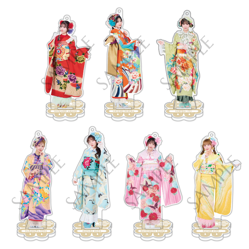 FRUITS ZIPPER メンバー別アクスタ - 振袖 costume edition-（全7種