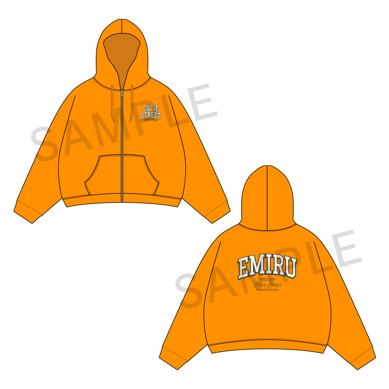 CUTIE STREET OSHI API Zip-up hoodie【ASOBIMALL(アソビモール)】