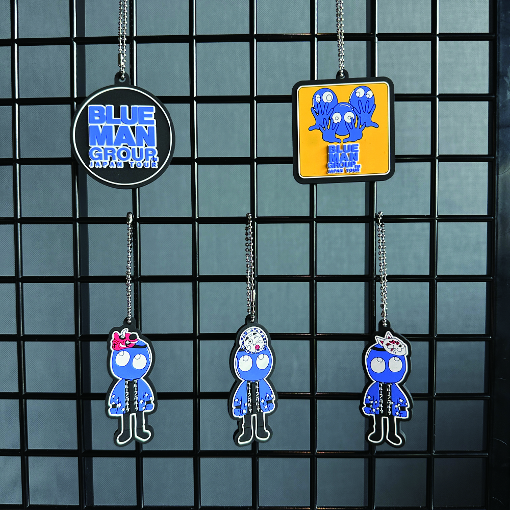 Man グッズ（バラ売可） 2025 ランダムラバーキーホルダー 5種【BLUE MAN GROUP JAPAN TOUR STORE】