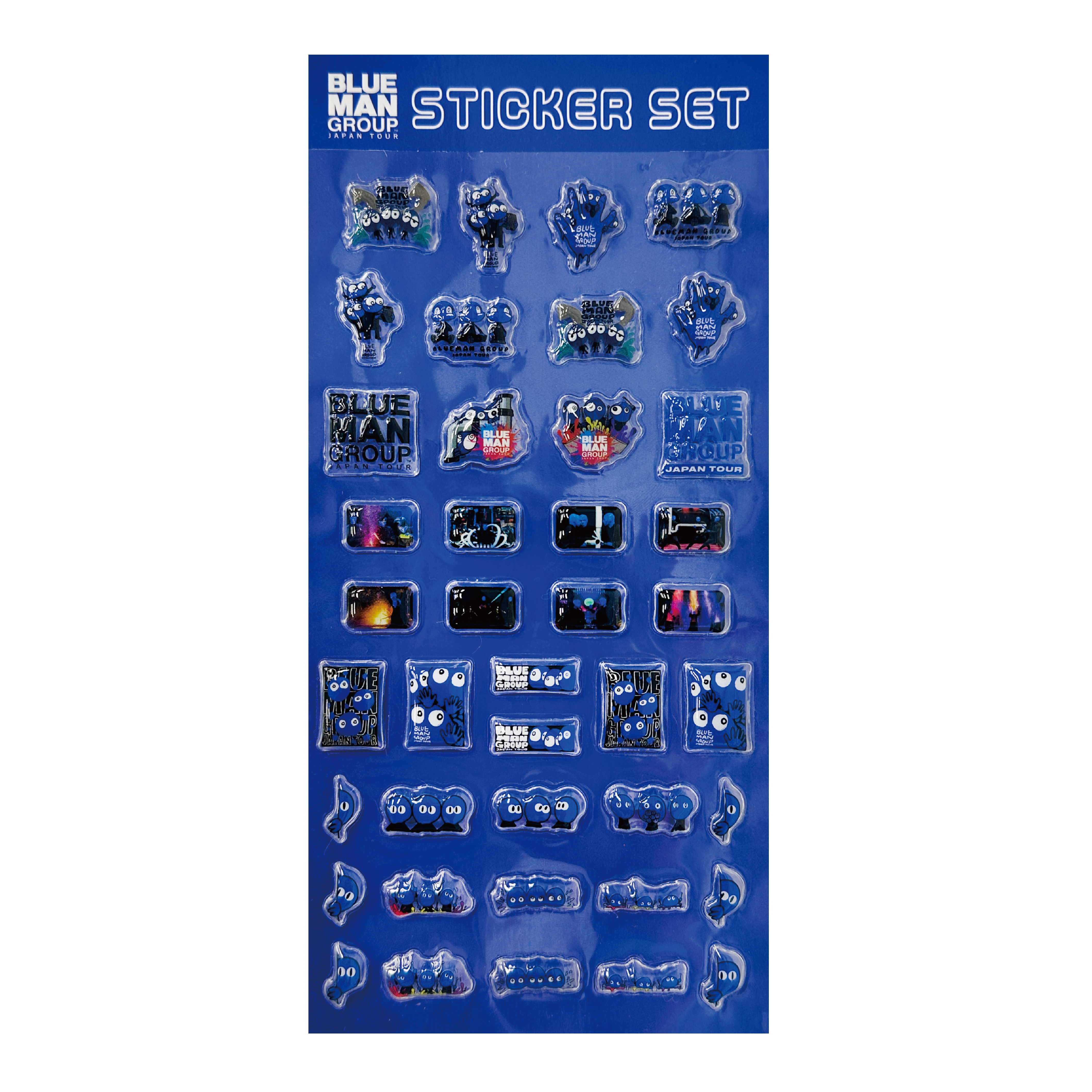 Blue Mash この街を出て 宿命編 パスステッカー BLUE MAN GROUP JAPAN TOUR STORE】
