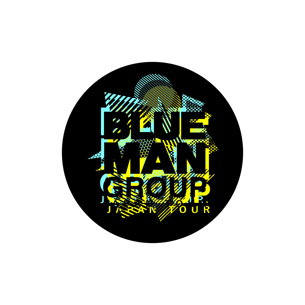 2025 缶ミラー ロゴ【BLUE MAN GROUP JAPAN TOUR STORE】
