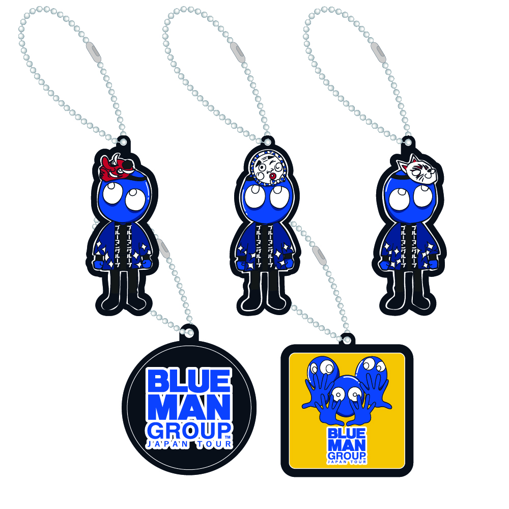 2025 ランダムラバーキーホルダー 5種【BLUE MAN GROUP JAPAN